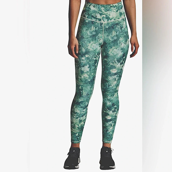 THE NORTH FACE Women's Elevation 7/8 Flashdry Green Camo Legging Size Medium NWT - Picture 1 of 5